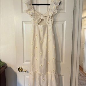 STORIA white floral dress